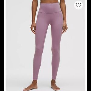 NWT Lululemon Align High Rise Pant 28” Leggings Lavender Lux Size 6 Women’s